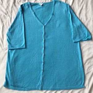 J. Jill 3/4 Sleeve Summer Cardigan